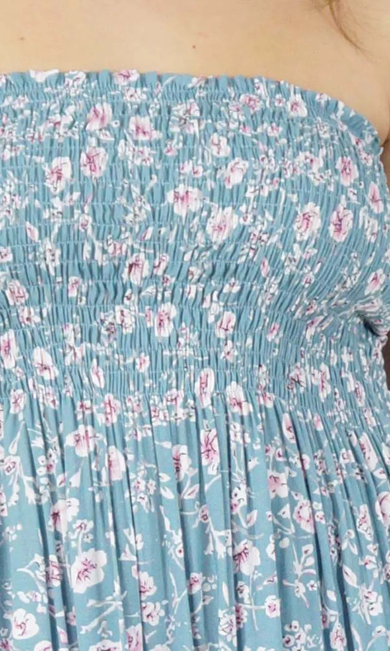 Rayon Dress Smock Springflower, More Colours