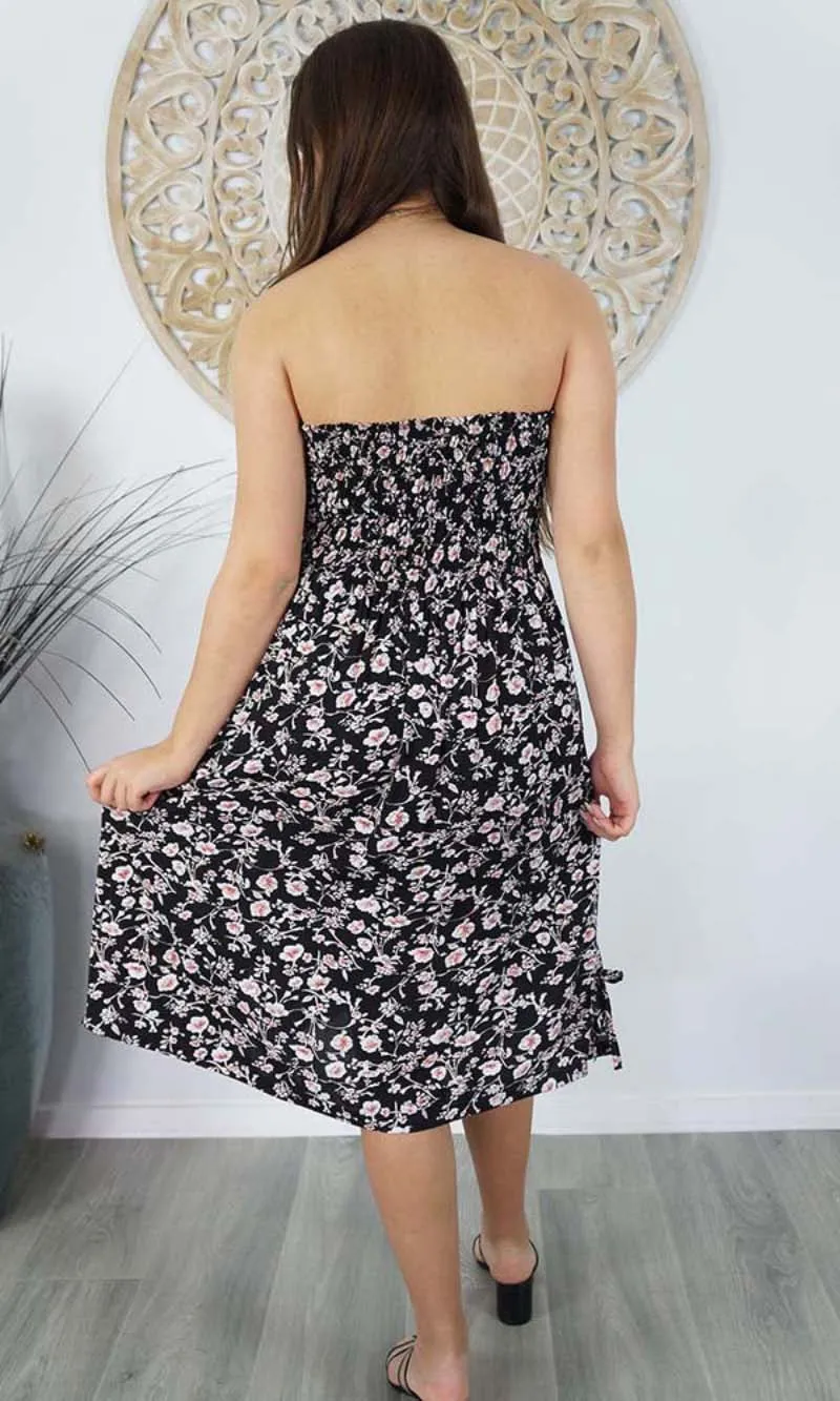 Rayon Dress Smock Springflower, More Colours