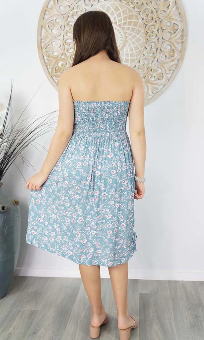 Rayon Dress Smock Springflower, More Colours