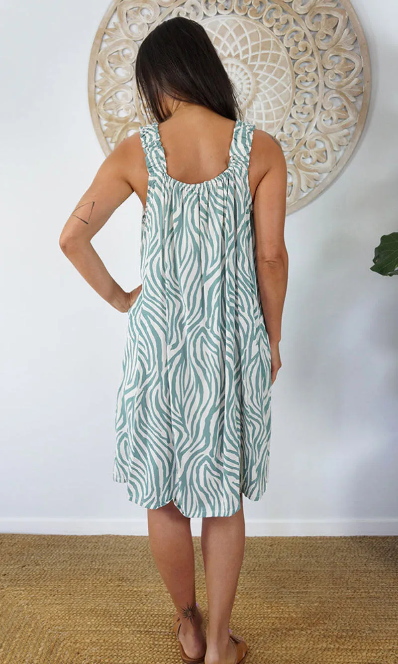 Rayon Dress Sunrise Madagascar, More Colours