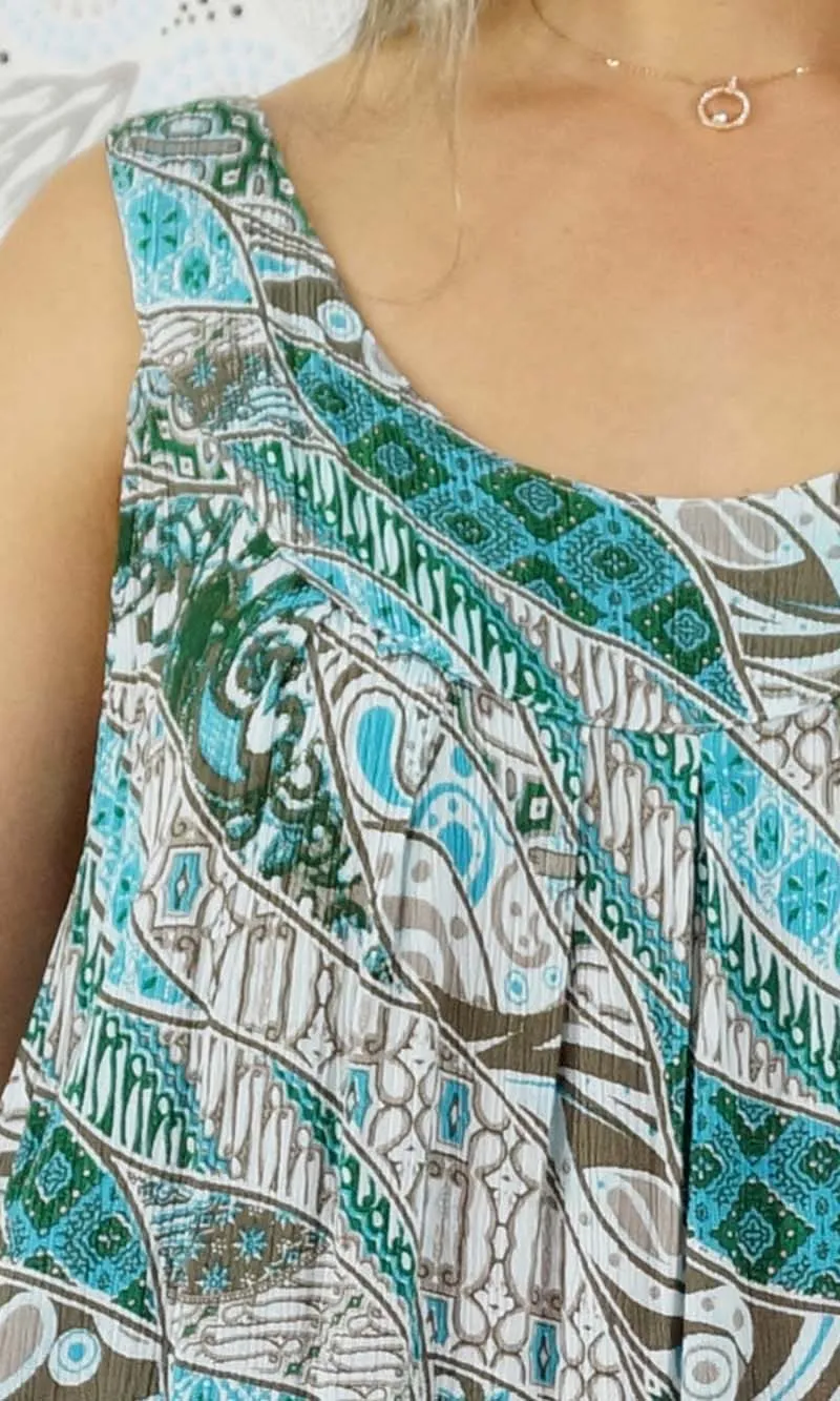 Rayon Dress Tahiti Curves, More Colours