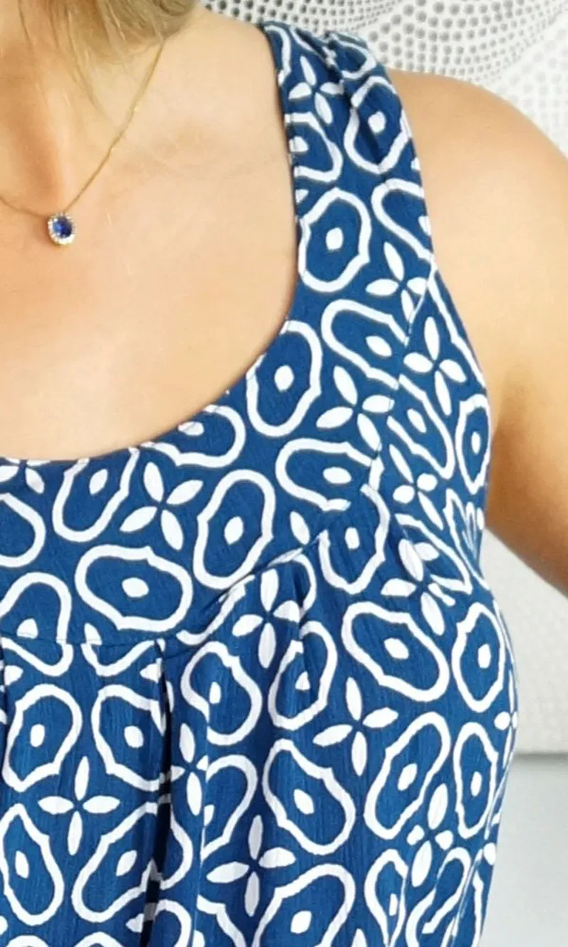 Rayon Dress Tahiti Links, More Colours