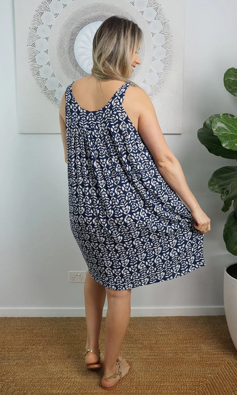 Rayon Dress Tahiti Tiki, More Colours