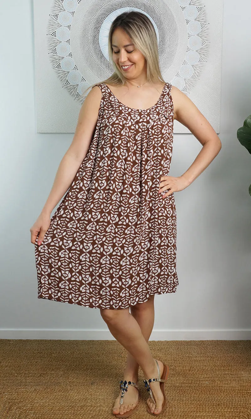 Rayon Dress Tahiti Tiki, More Colours