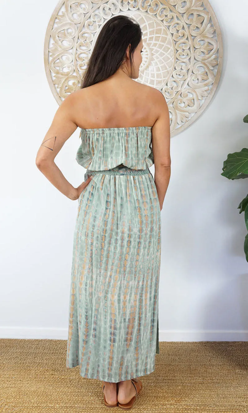Rayon Dress Tube Crackle Tie Dye, More Colours