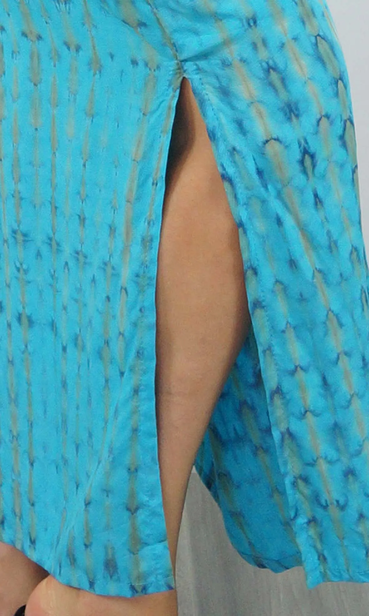 Rayon Dress Tube Crackle Tie Dye, More Colours