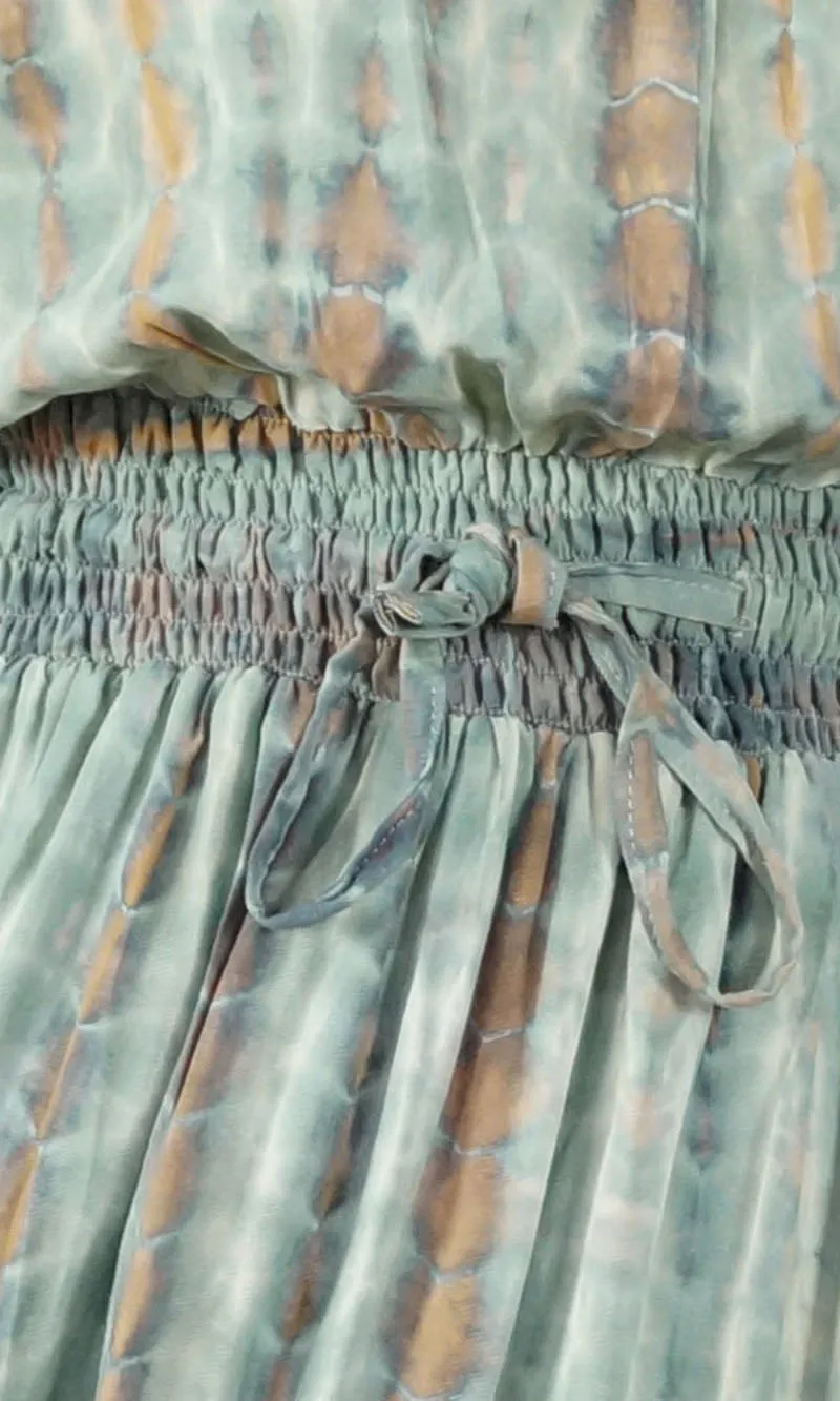 Rayon Dress Tube Crackle Tie Dye, More Colours