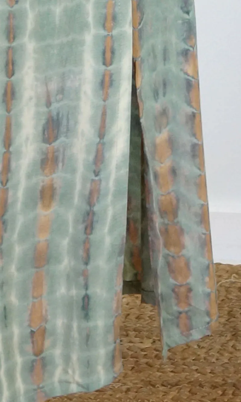 Rayon Dress Tube Crackle Tie Dye, More Colours