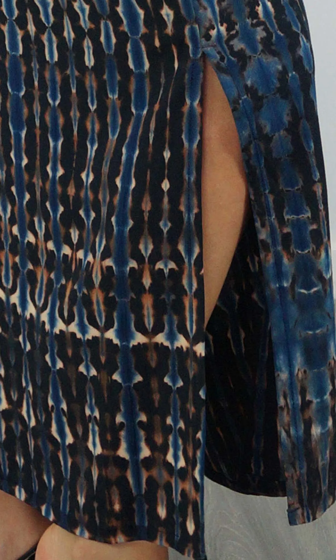 Rayon Dress Tube Crackle Tie Dye, More Colours