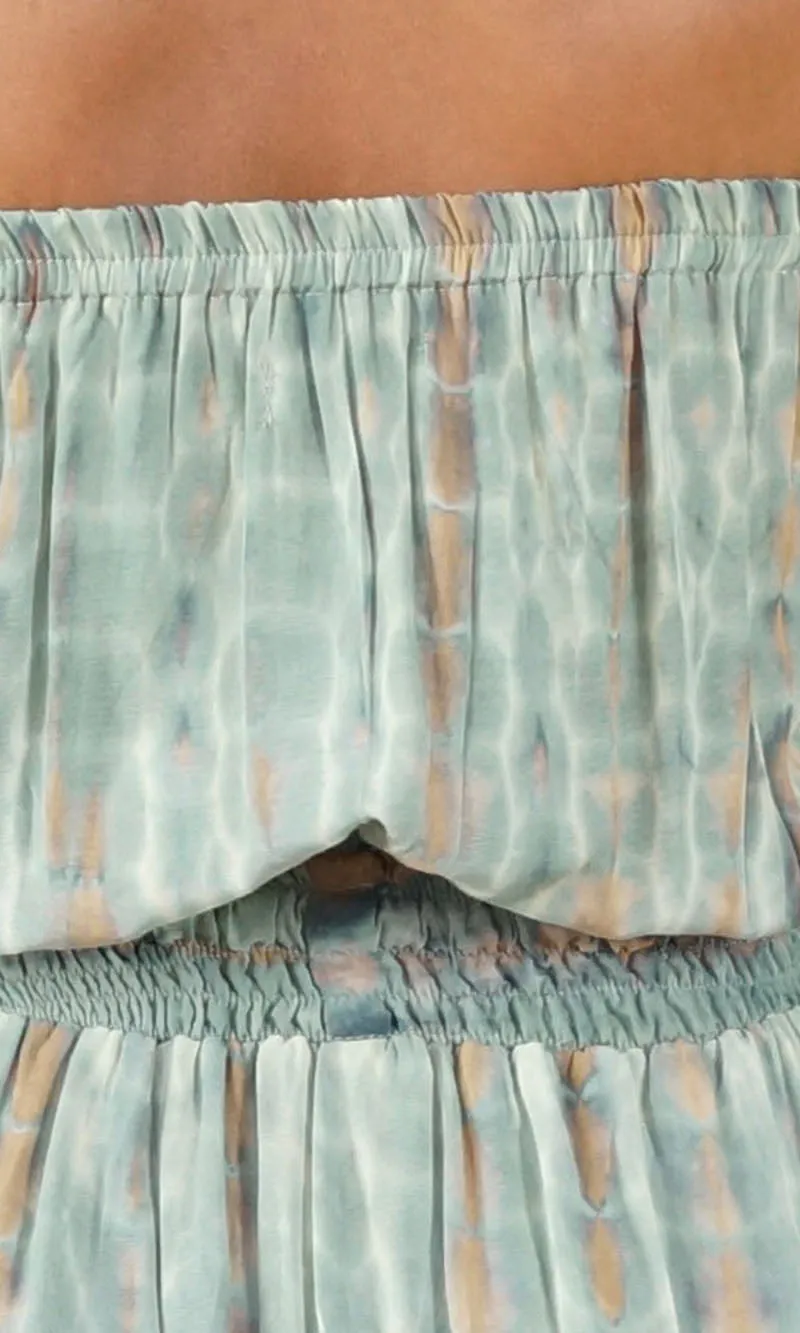 Rayon Dress Tube Crackle Tie Dye, More Colours