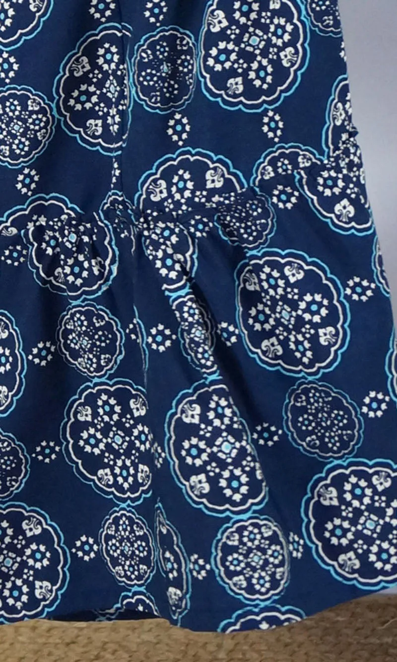 Rayon Dress Twiggy Katmandu Navy