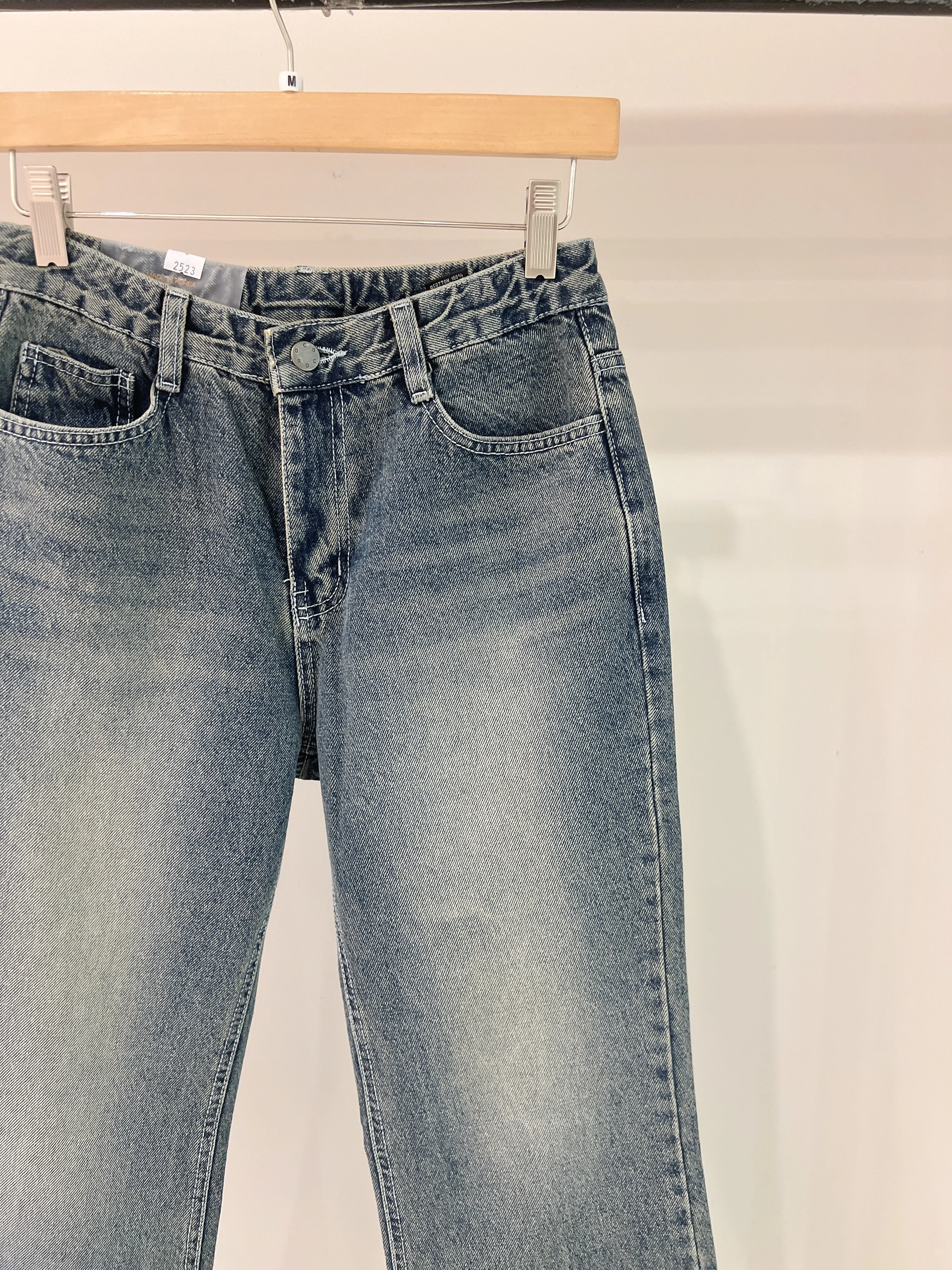 REICA Acid wash flare jeans