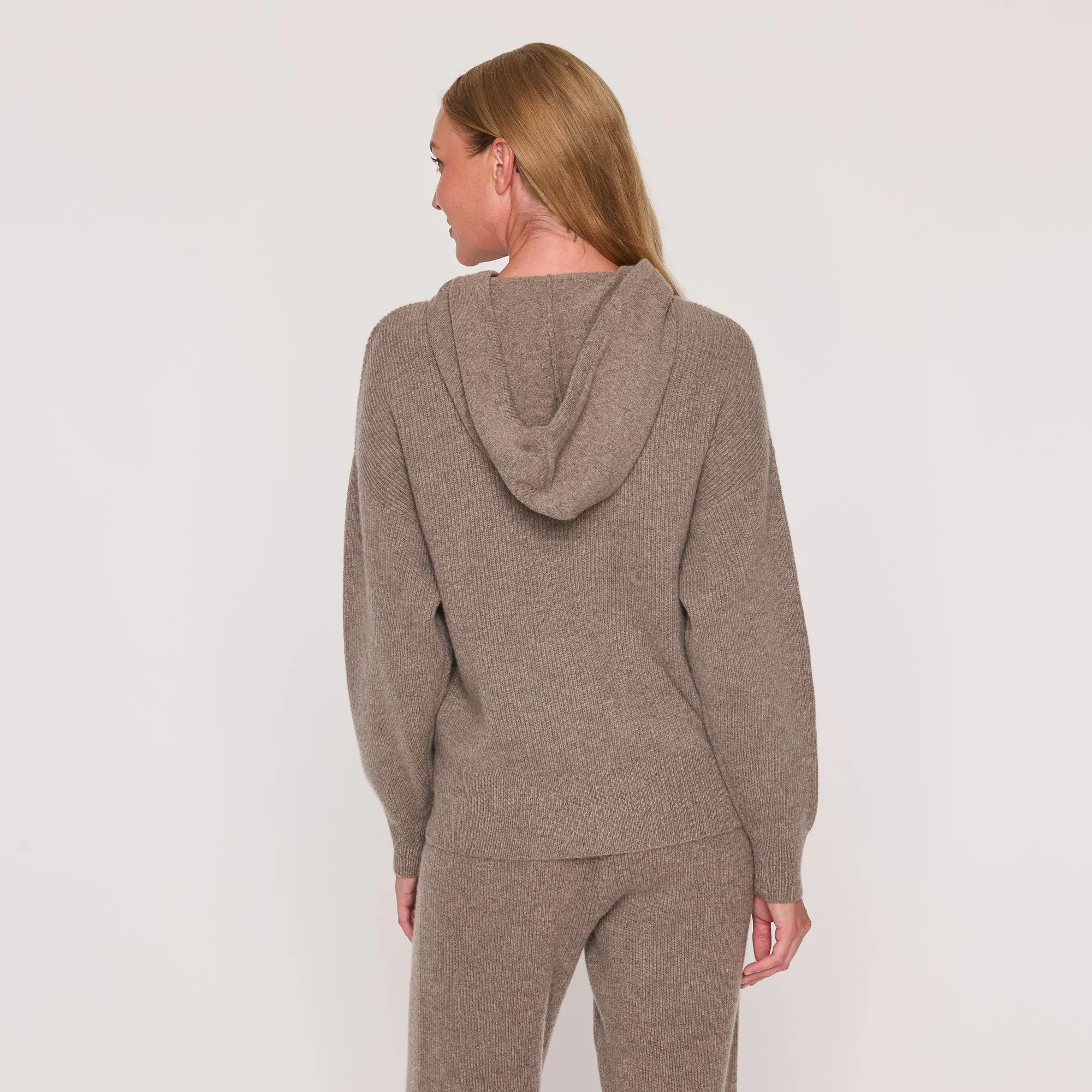 Ribbed Detachable Hoodie