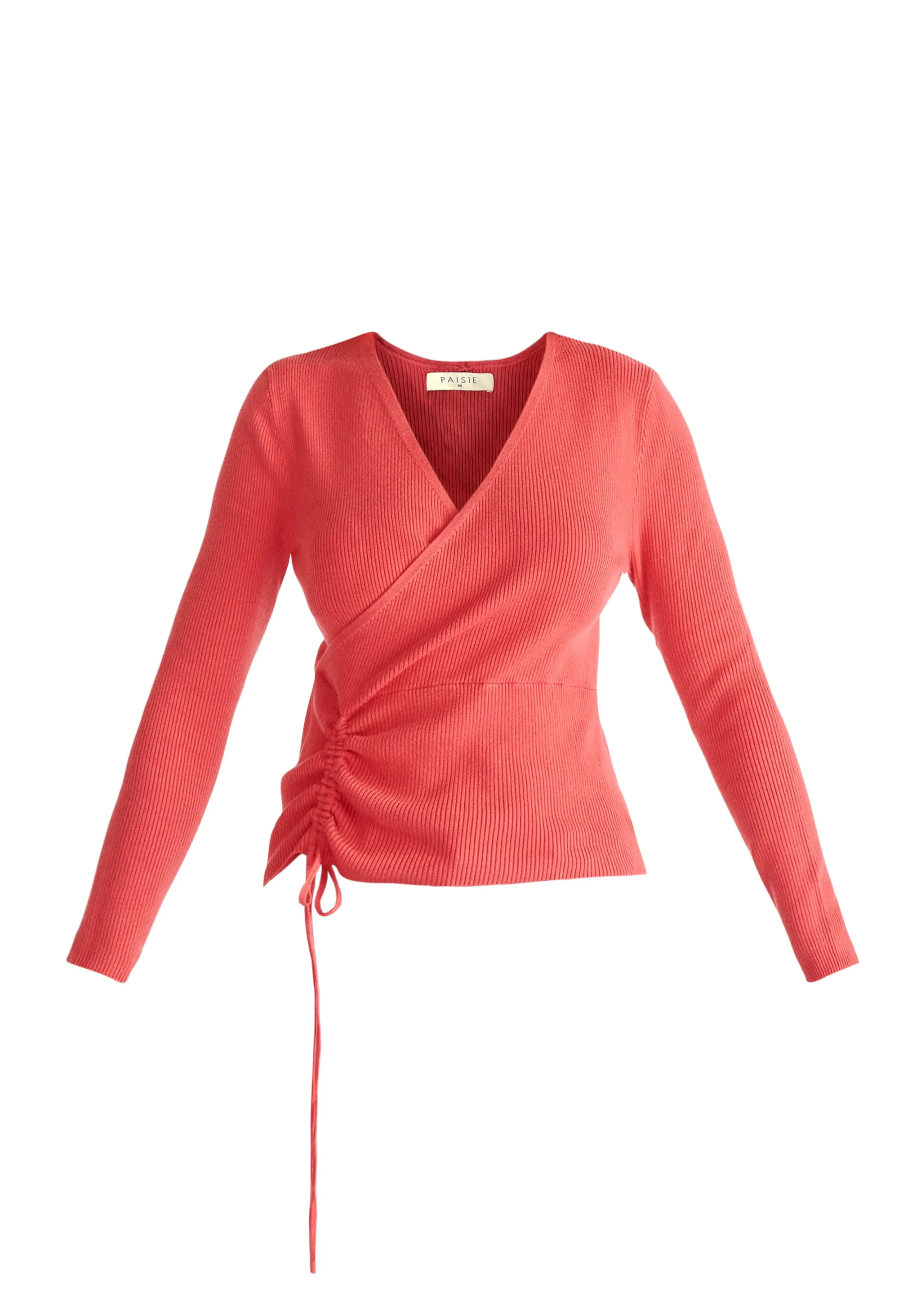 Ribbed Drawstring Top