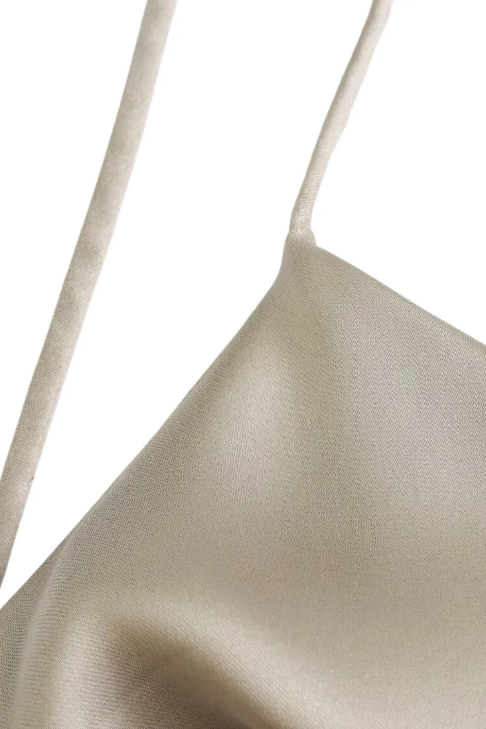 'Ruby' Halter Neck Satin Slip  Dress