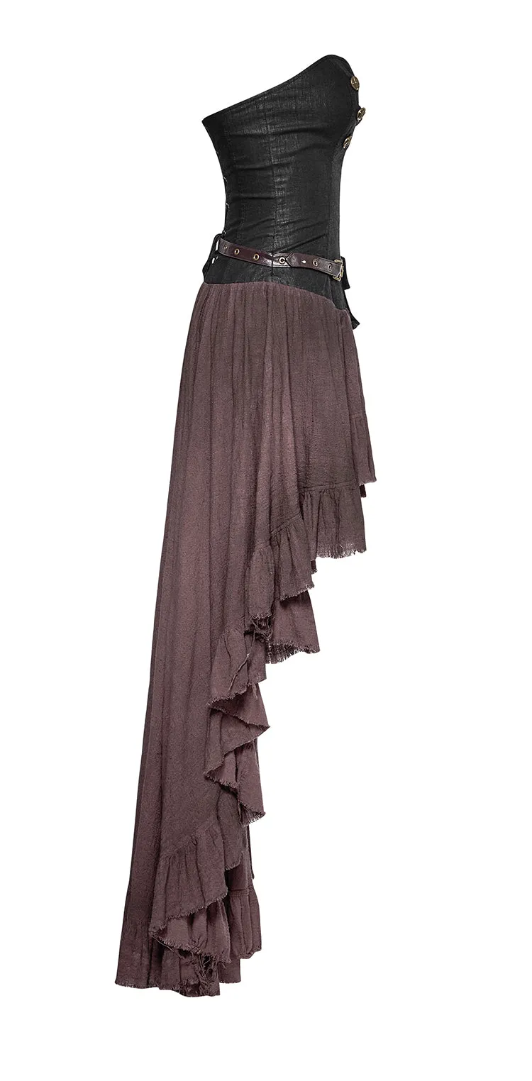 Ruffletease Steampunk dress