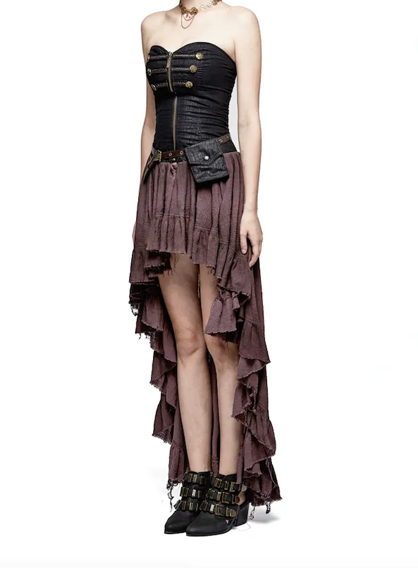 Ruffletease Steampunk dress