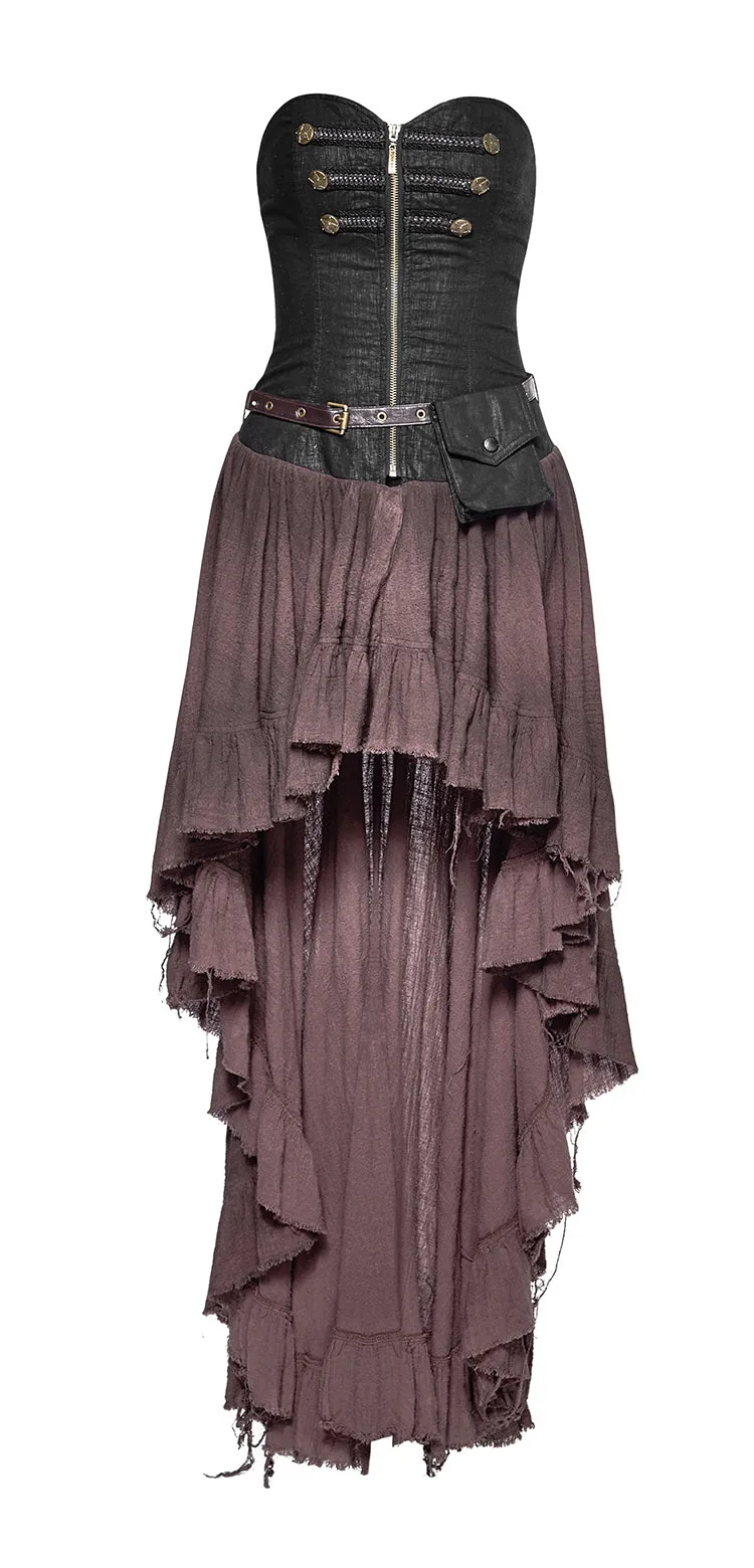 Ruffletease Steampunk dress