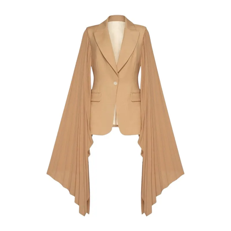 Shreya Wing-Sleeve  Blazer