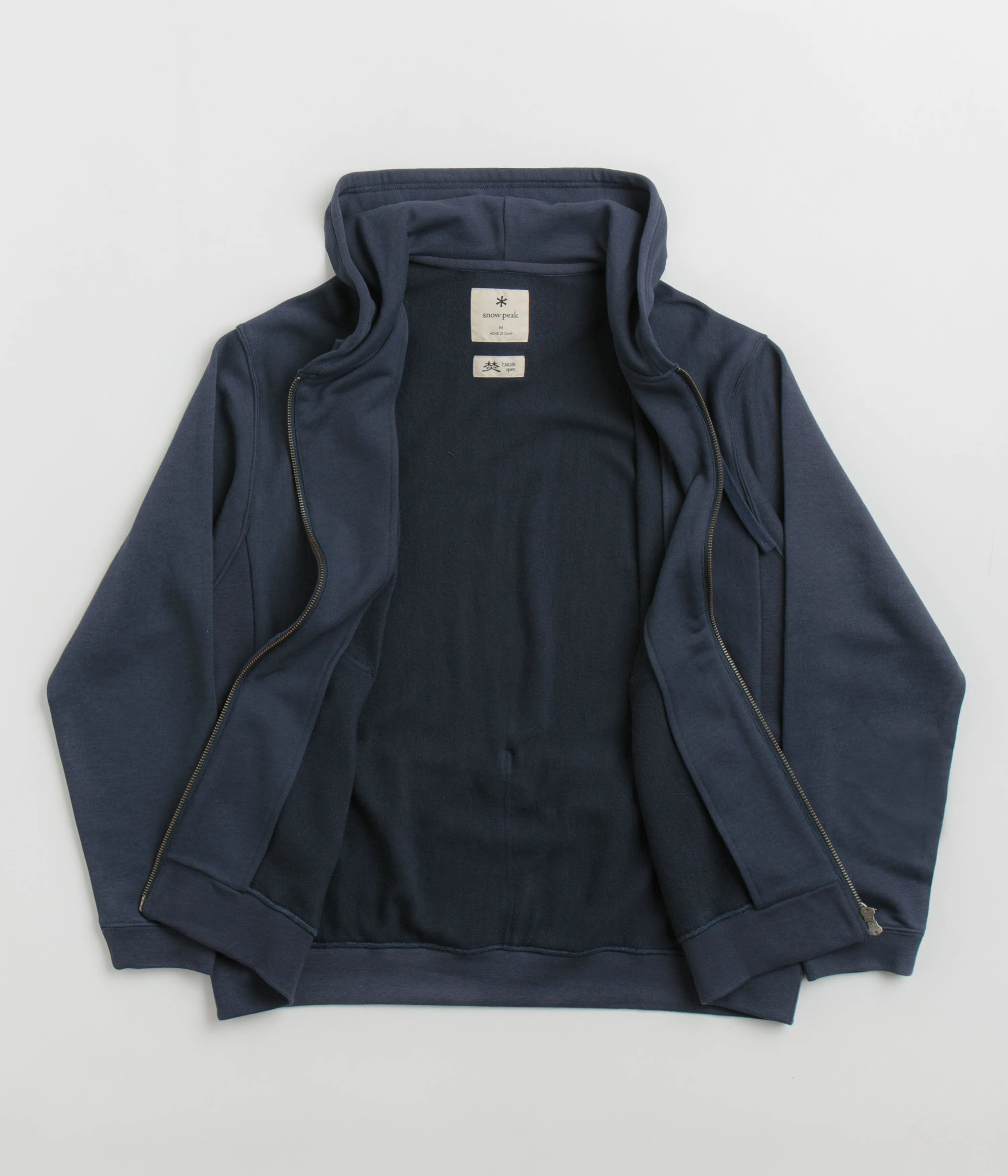 Snow Peak Takibi Zip Hoodie - Navy