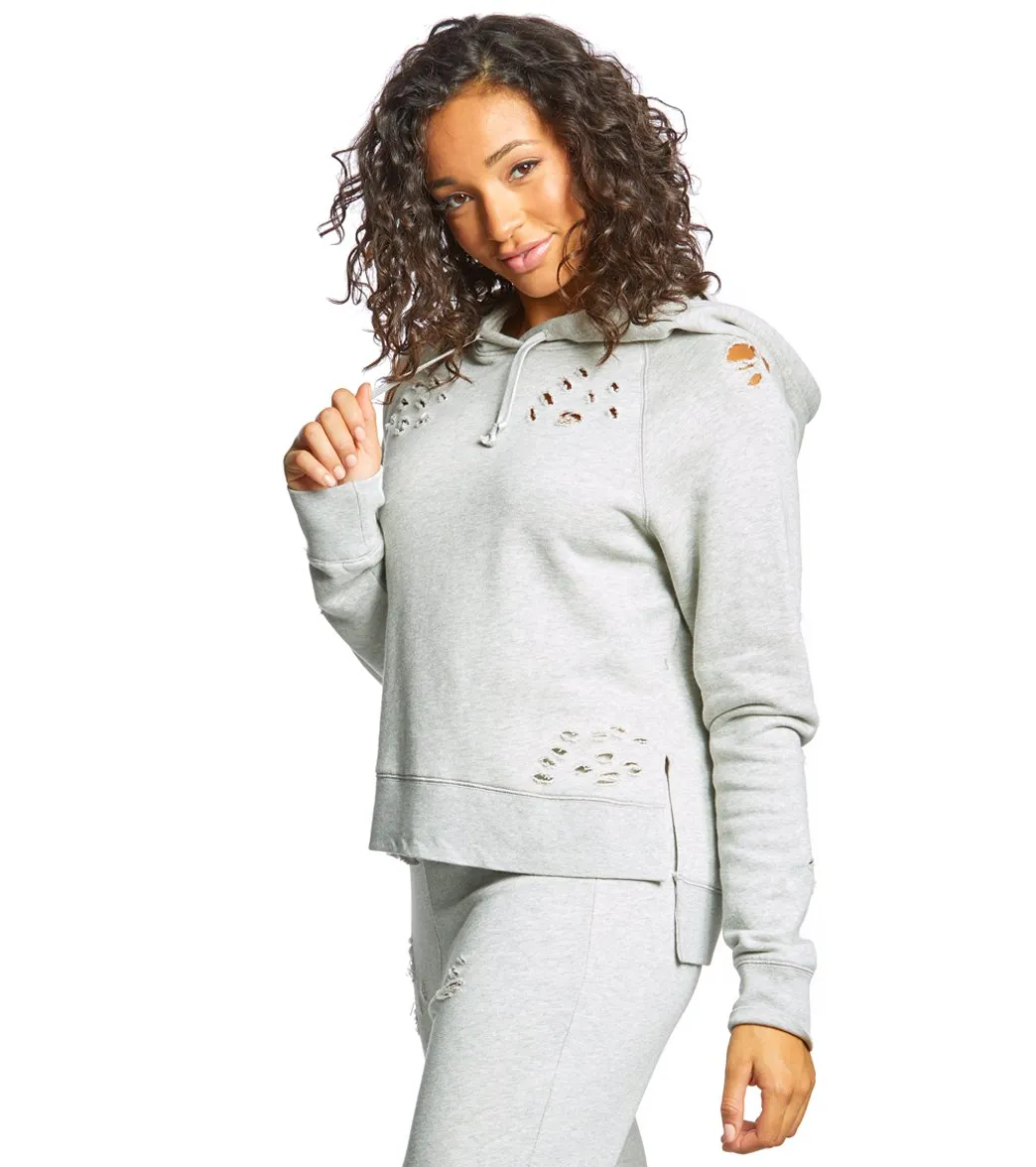Spiritual Gangster Loved Distressed Pullover Hoodie