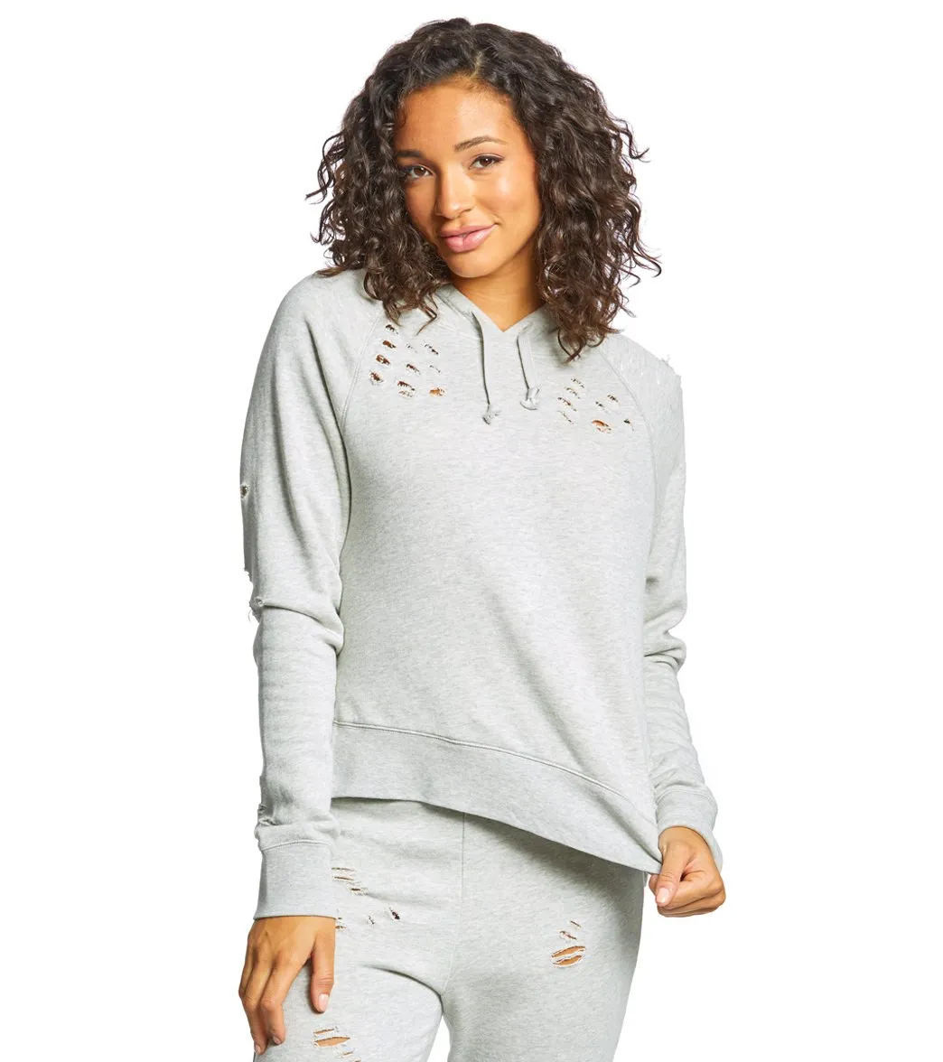 Spiritual Gangster Loved Distressed Pullover Hoodie