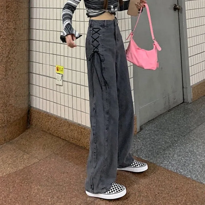 Streetwear High Waist Women's Jeans