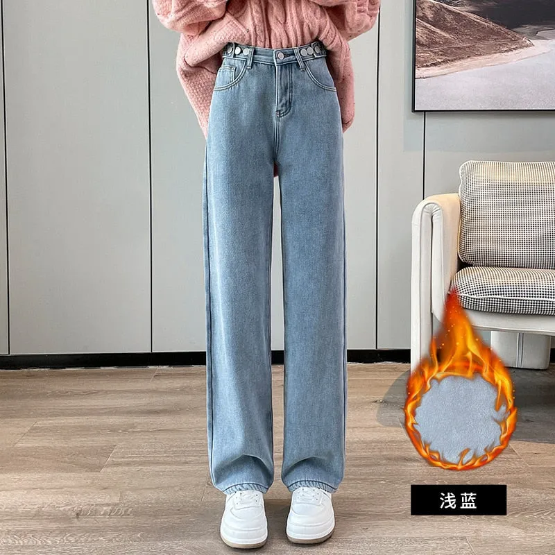 Streetwear High Waist Women's Jeans