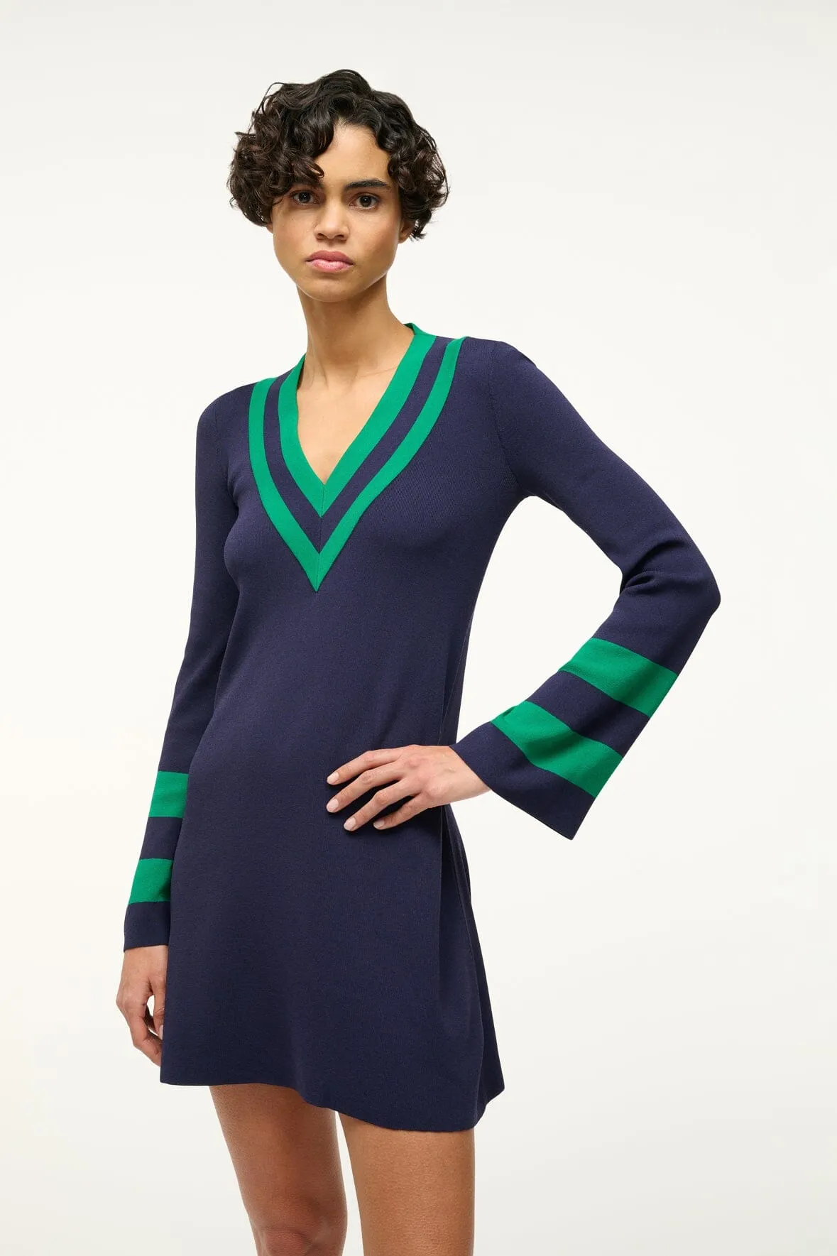 SUNSHINE DRESS | NAVY SEAWEED