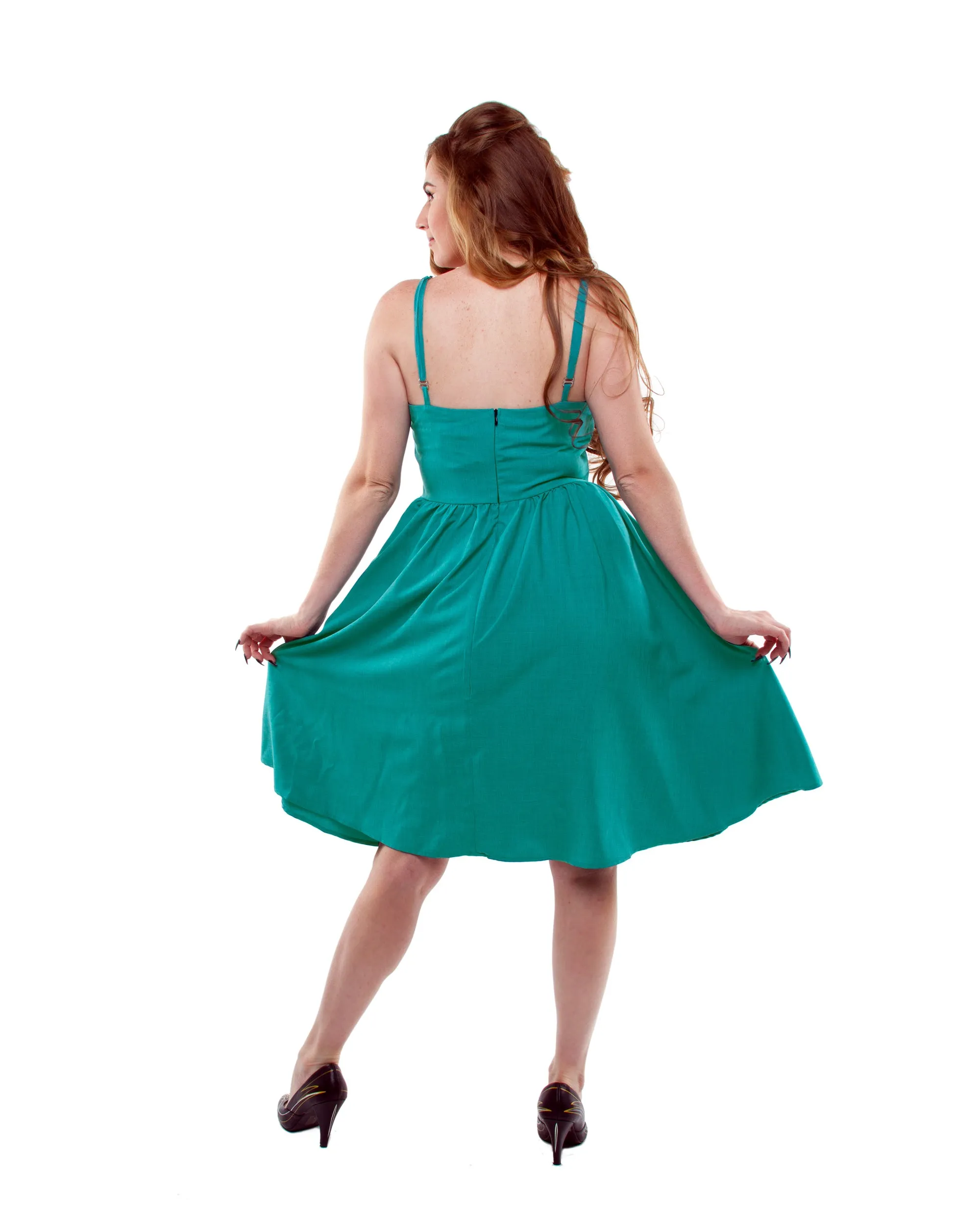 The LUCILLE DRESS - JADE