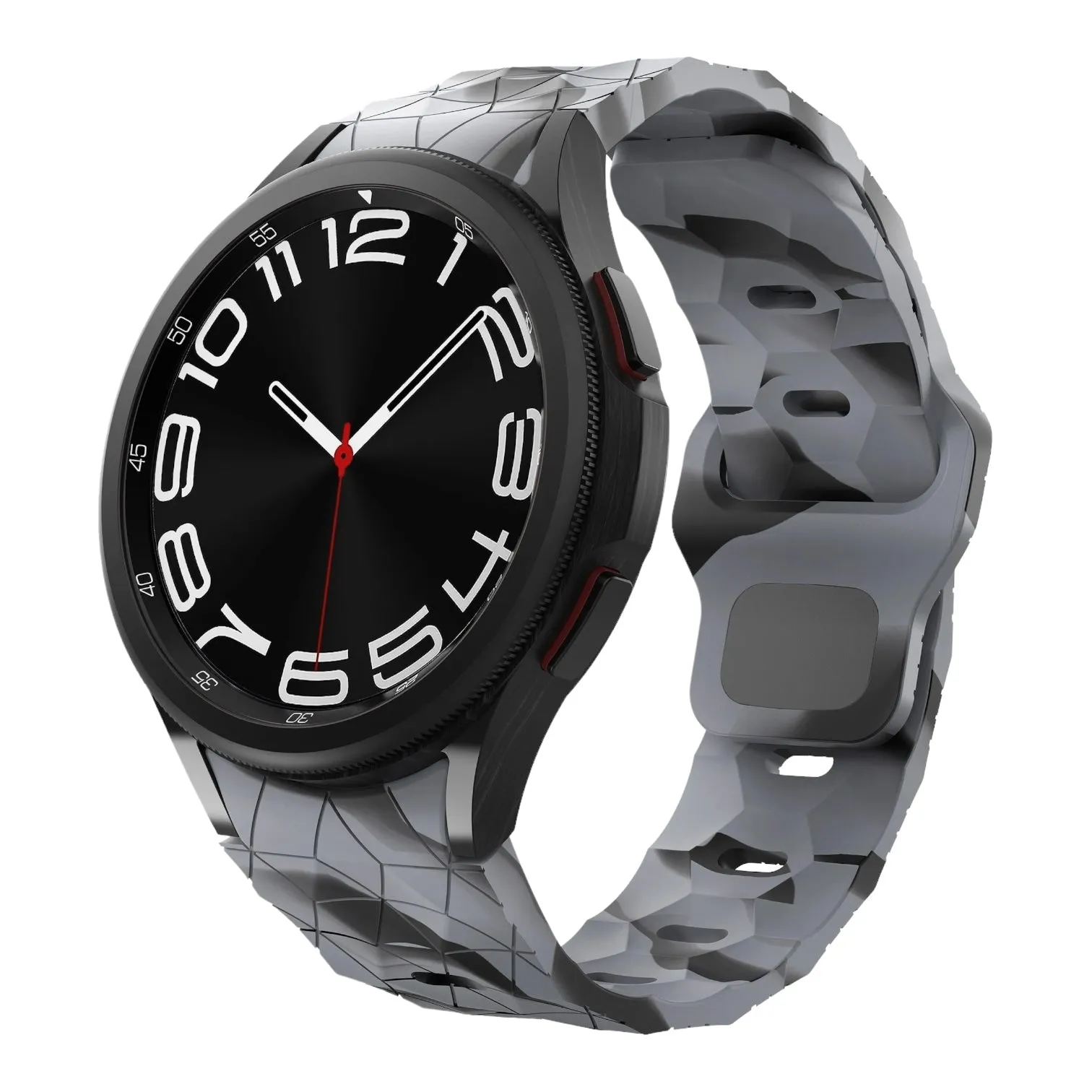 TheHorse 18mm Range Silicone Football Pattern Watch Straps