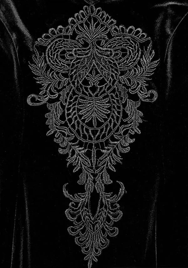 Twilight [Black] Velvet | MAXI DRESS