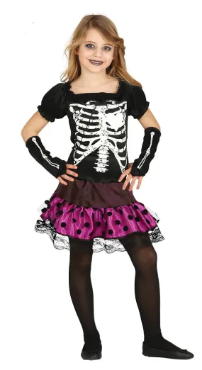 Urban Skeleton Girls Costume