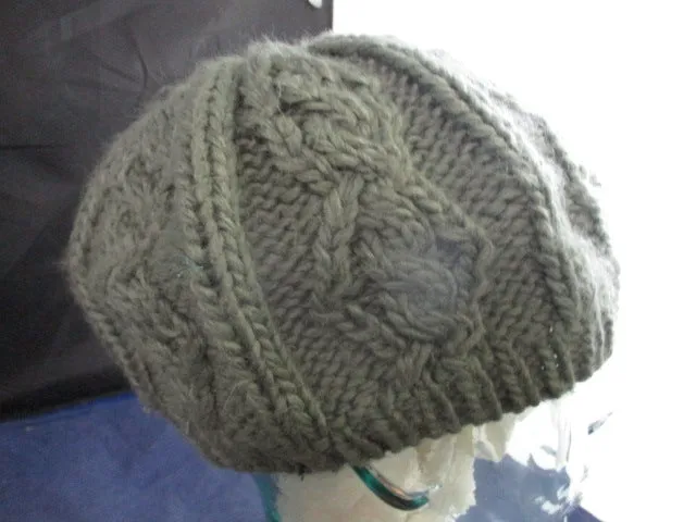 Used Grey Knit Hat