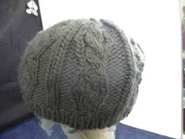 Used Grey Knit Hat