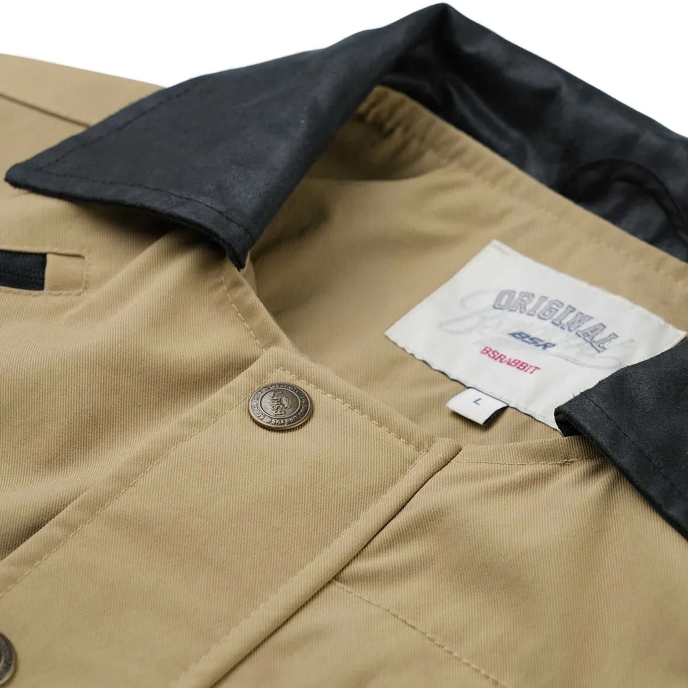 VARIETY PATCH SNAP JACKET BEIGE