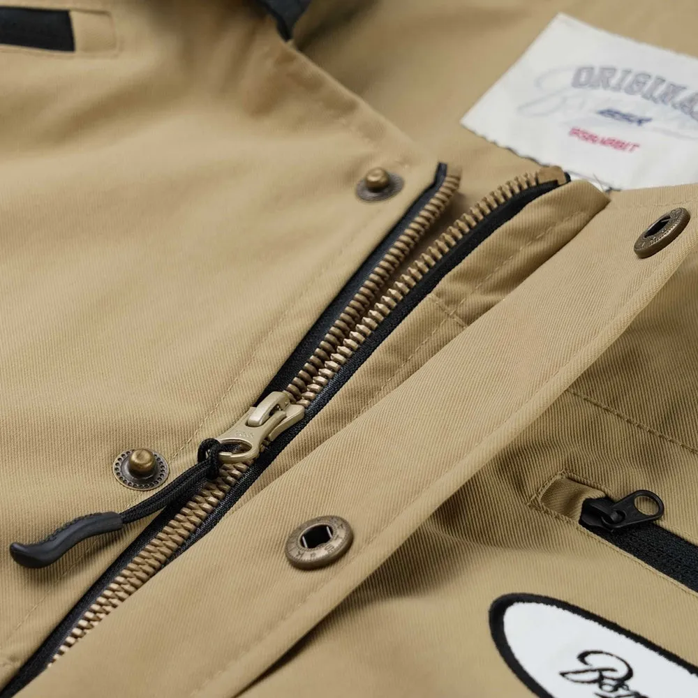 VARIETY PATCH SNAP JACKET BEIGE