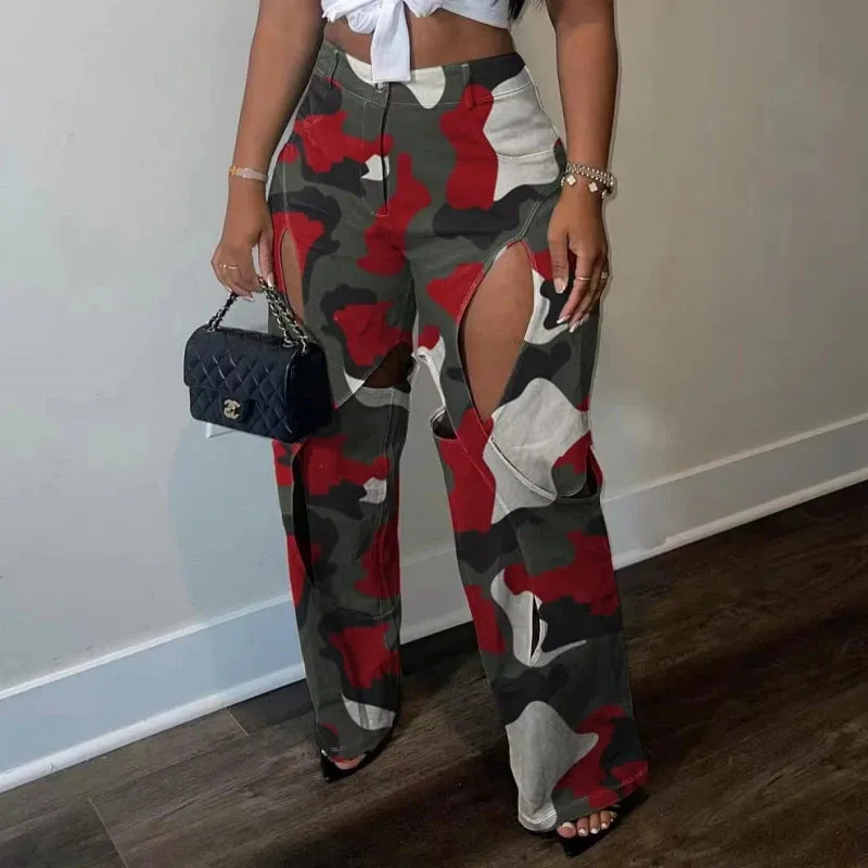 Victoria High Waist Wide Leg Pants (New)