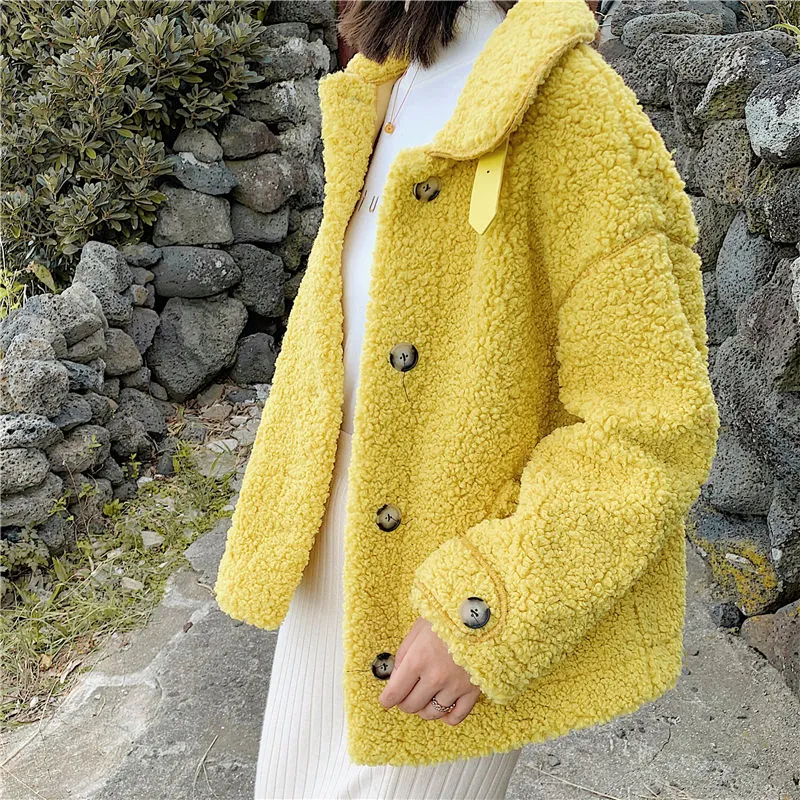 Women Winter Warm Teddy Coat Faux Fur