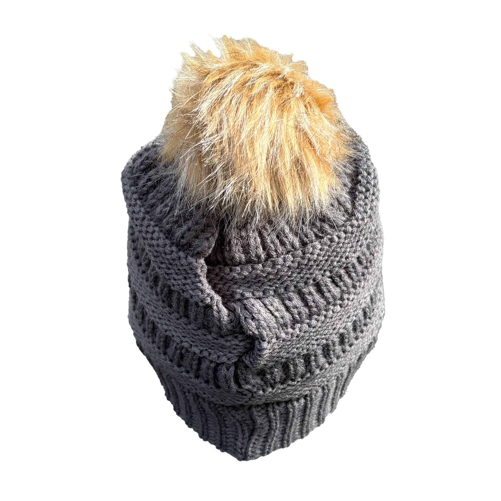 Women's Script Pom Beanie
