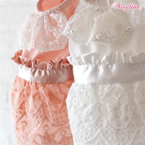 Wooflink Dreamy Afternoon Dress - Peach