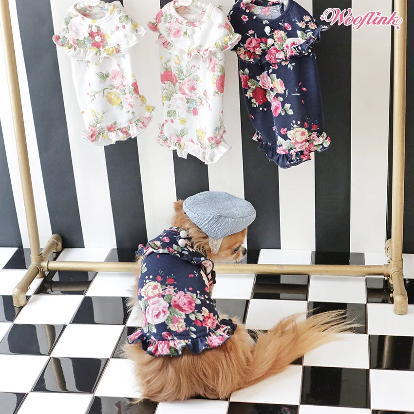 Wooflink Floral Dress - Cream
