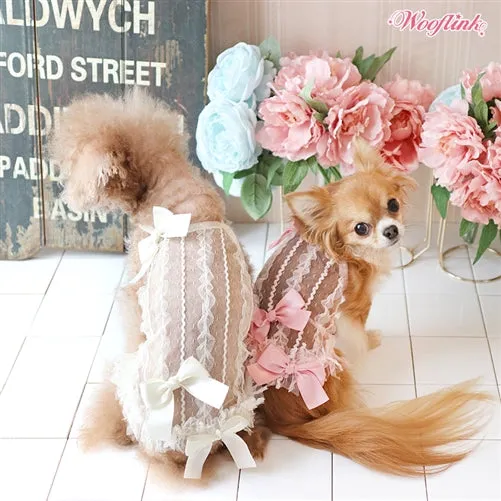 Wooflink Vintage Summer Mini Dress in Pink